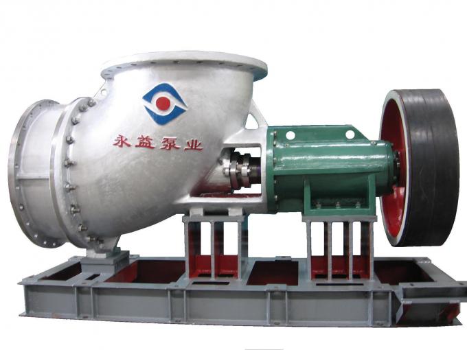 Pompe d'écoulement axial horizontale de structure simple, pompe d'hélices axiale centrifuge
