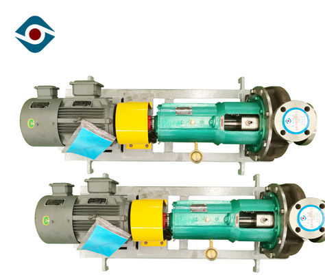 Pompe fendue d'amorçage de matière plastique de fluor d'enveloppe de pompe résistant à l'acide de processus chimique fournisseur